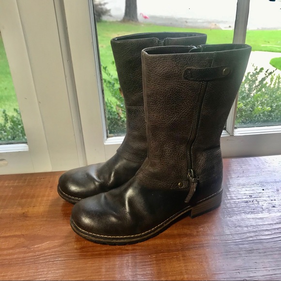 girls clarks leather boots